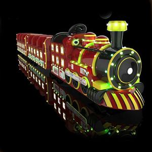 Chine Fournisseur Parc Attraction Route Tourisme Électrique Kiddie Mini Enfants Aire De Jeux D'attractions <span class=keywords><strong>Train</strong></span> Sans Rail À Vendre - Product Image 5