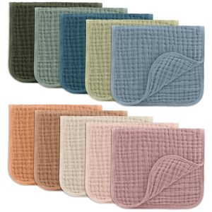 100% Cotton Super Soft Newborn Baby <strong>Muslin</strong> Burps <strong>Clothes</strong> 6 Layers Soft Cotton Gauze Baby Scarf Bibs - Product Image 1