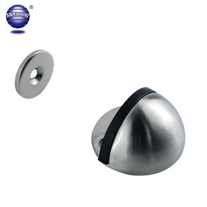 Butoir <span class=keywords><strong>de</strong></span> <span class=keywords><strong>porte</strong></span> monté au sol butoir <span class=keywords><strong>de</strong></span> <span class=keywords><strong>porte</strong></span> demi-lune caoutchouc acier inoxydable avec accessoires magnétiques <span class=keywords><strong>de</strong></span> bricolage - Product Image 4