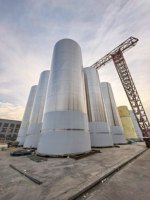 Serbatoi Silo per Latte Industriali in Acciaio Inossidabile 304 316L da 50 e 100 Tonnellate