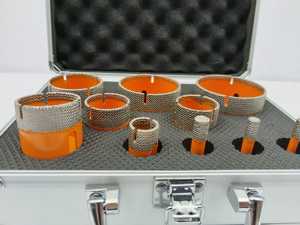 Broca de Diamante para Perforación de Mampostería y Granito, con Vástago M14 de 5/8"-11, 60MM de Longitud, Acero Soldado al Vacío, Acabado Liso, 1 Año de Garantía - Product Image 2