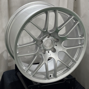 Jantes forgées sur mesure 1 pièce à rayons croisés, roues forgées de luxe 5*120 5*100 5*112 5*114.3 18 19 20 Argent 8-10J pour IS GS ES Q60 - Product Image 3