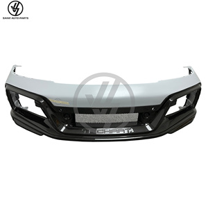 Paragolpes Delantero de Fibra de Carbono Estilo Tehart, Acabado Brillante, Tejido Twill, para 992 Turbo S 2020-2023, Precisión 1:1 - Product Image 1