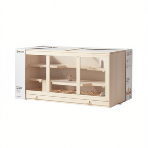 Gabbia per Criceti in Legno ZSLLER, Dimensioni Ridotte, Resistente, per Uso Interno - Product Image 1