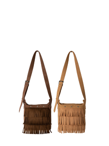 Women'S Retro Pu Leather Messenger <b>Bag</b> Lightweight Foldable Water Resistant Zipper Closure Polyester Two Straps Handbag - Product Image 1