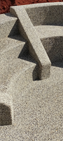 Peinture décorative en résine imperméable effet pierre lavée avec sable fin pour applications au sol et autour des piscines