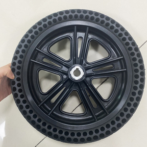 Rueda Trasera para Silla de Ruedas Eléctrica NEDONG 12x2.5, Neumático Negro de TPE, 1 <span class=keywords><strong>A</strong></span>ño de Garantí<span class=keywords><strong>a</strong></span>, OEM Personalizado, Rueda Sólida de Aluminio de 12 Pulgadas, MOQ 10 Piezas - Product Image 1