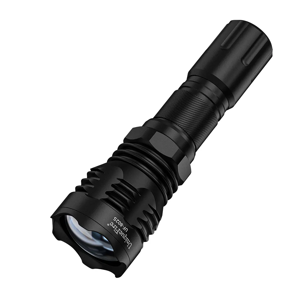 UniqueFire Night Tactical Green Zooming Focusing High Lumen Powerful Rechargeable Battery Hunting Metal Body Torch Flash Light