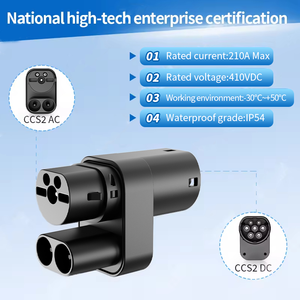 อะแดปเตอร์ชาร์จ CCS2 เป็น Type2 AC สำหรับฝรั่งเศส หัวแปลงปลั๊ก <span class=keywords><strong>Mennekes</strong></span> สำหรับกล่องชาร์จติดผนังบ้าน พร้อมมาตรฐาน IP65 - Product Image 2