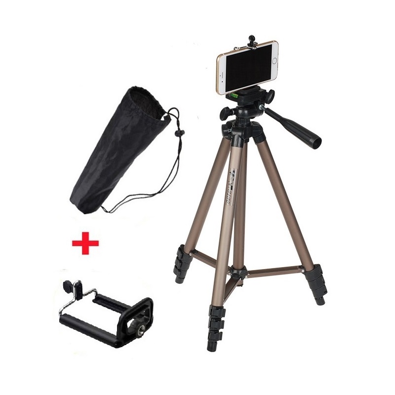 Новый легкий алюминиевый штатив Weifeng WT 3130 для камеры Адаптер для смартфона 124 см Гибкий портативный штатив WT3130 с сумкой