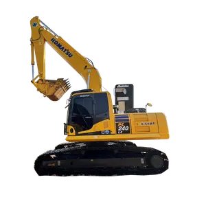 Ekskavator perayap bergerak bumi komatsu PC240 / second mesin Jepang PC 240 PC240-7