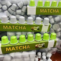 Capsules de thé matcha rose Nespresso personnalisables, thé minceur premium avec poudre aromatisée, emballage en vrac