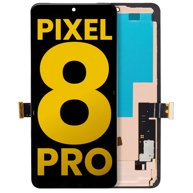 Mobile Phone OLED LCD Display Touch Screen Digitizer Assembly with Frame for Google Pixel 8 Pro Replacement