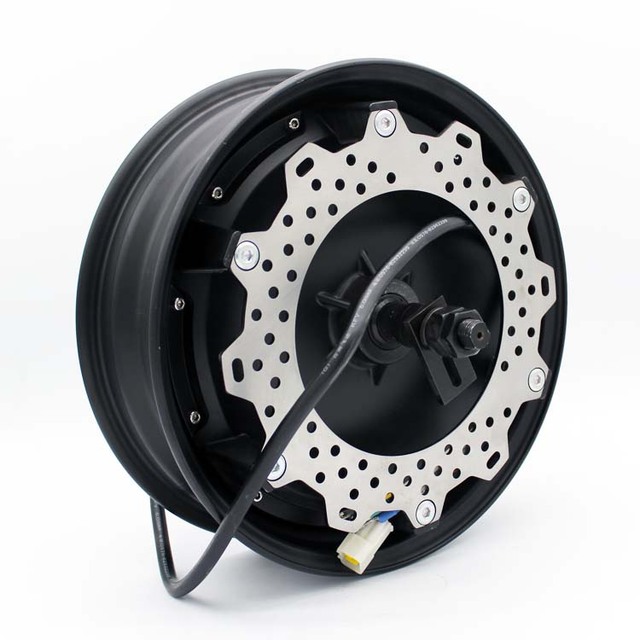 Electric Disc Brake Hub Motor 60V 72V 12 Inch 3000W DC Brushless Wheel Motor for Electric Motorcycle