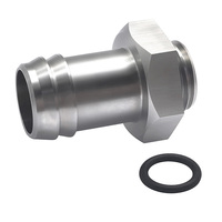 Adaptateur de tuyau en acier inoxydable 1/2 " Barb G1/4 BSPP, joint torique anti-fuite pour circuit d'huile de refroidissement automobile