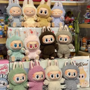 Ban đầu HOT popmart quà tặng đồ chơi labubu vinyl sang trọng Những Con Quái Vật Macaron có một chỗ ngồi đáng yêu búp bê món quà giáng sinh mù bí ẩn hộp - Product Image 4