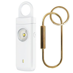 Alarme personnelle de sécurité 130 dB avec porte-clés et lumière LED, dispositif d'autodéfense pour femmes - Product Image 2