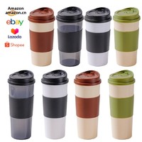 Gobelet à café et à eau portable minimaliste unisexe anti-fuite pour enfants