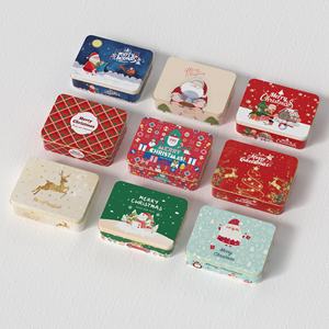 Tinplate Metal Dessert Box for Pizza Snack Cake Candy Chocolate Bread Lollipop Craft Sugar Packaging for Christmas Occasions - Product Image 5