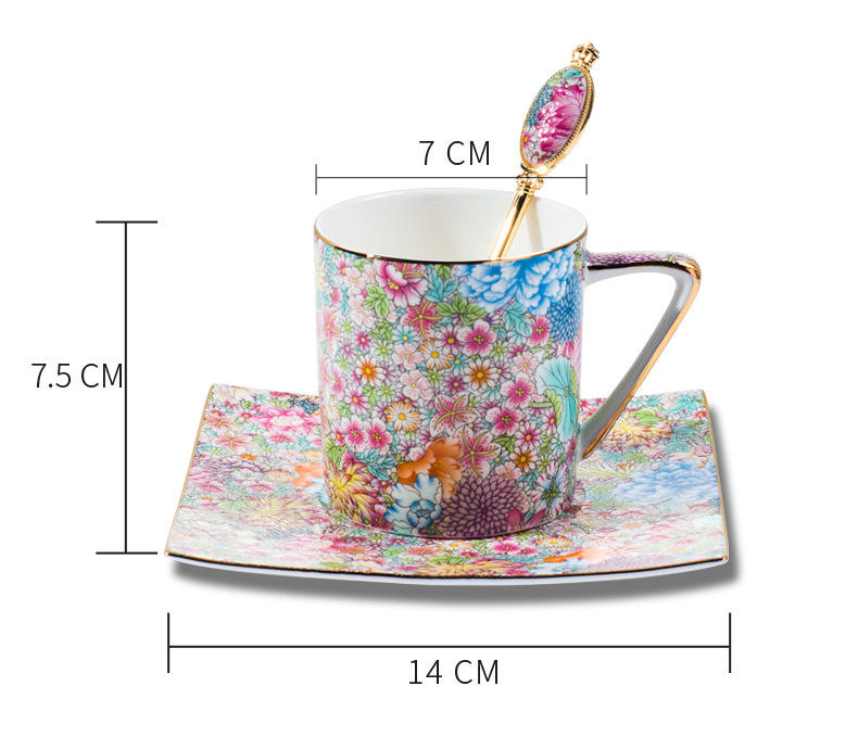 Large Straight Body 1 Cup 1 Plate