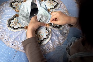 Trẻ em chuyên nghiệp của <span class=keywords><strong>Ballet</strong></span> tutu chim màu xanh biến thể cho cuộc thi khiêu vũ và trang phục biểu diễn sân khấu - Product Image 5