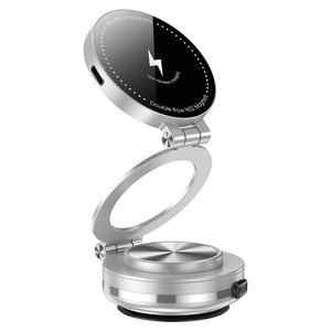 Support de téléphone magnétique double pliable pour voiture avec chargeur sans fil à aspiration sous vide C5 pour écran de téléphone portable - Idéal pour le dropshipping - Product Image 1