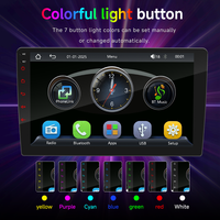 Autoradio Android 14 GEARELEC 2 DIN 9 pouces universel avec Carplay, GPS, Bluetooth, FM, USB, lecteur audio stéréo