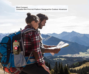 กระเป๋าแพทย์ฉุกเฉินแบบถอดเร็วสำหรับพยาบาลฉุกเฉิน พร้อมช่องใส่ของแบบ MOLLE  กระเป๋าแพทย์ขนาดเล็ก ชุดอุปกรณ์การแพทย์ทางยุทธวิธี - Product Image 6