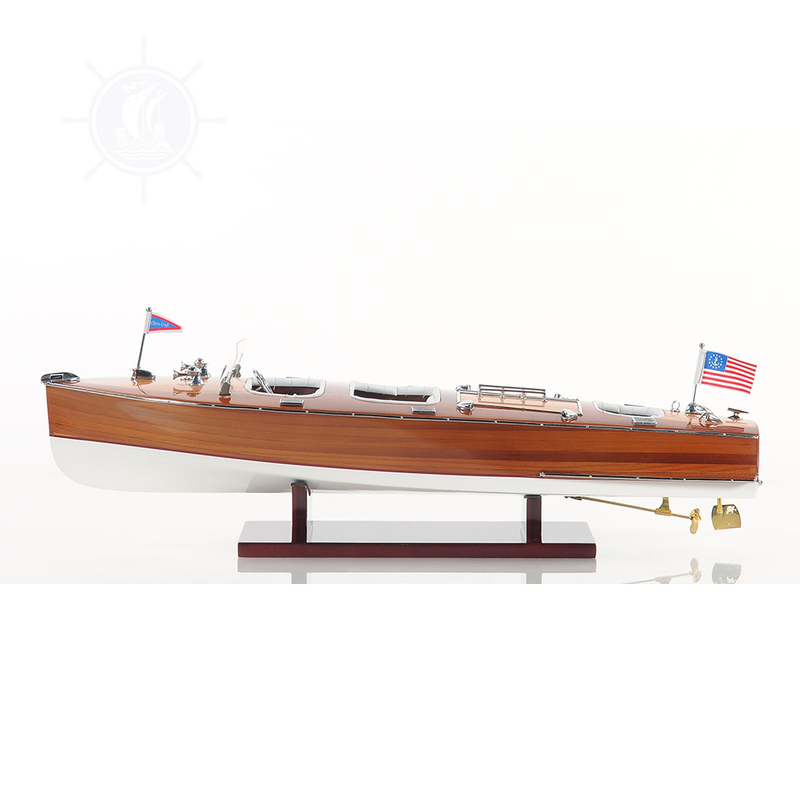 Handcrafted Medium Chris Craft Triple Cockpit