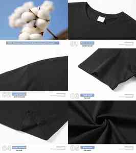 T-shirt uni de haute qualité en gros, logo personnalisé imprimé, t-shirt unisexe, homme, surdimensionné, manches courtes épaisses, personnalisable - Product Image 5