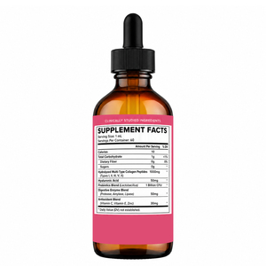 Gouttes de collagène liquide oral certifiées Halal OEM/ODM, riches en biotine, complexe multi-collagène, beauté, antioxydant, soutien immunitaire pour adultes - Product Image 4