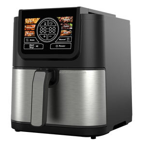 Freidora de aire digital con pantalla TFT a color AI Smart 8L con ventana y cámara Parrilla de doble cesta y función sin aceite - Product Image 3