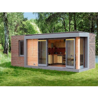 Maisons mobiles préfabriquées modulaires miniatures bon marché, détachables, 2 à 3 chambres, 20 pieds, 40 pieds, conteneur, maison miniature préfabriquée, fabricant en Ouganda