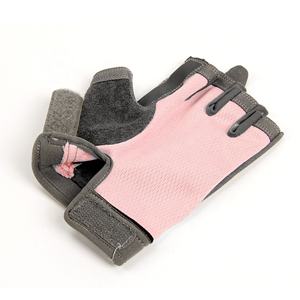 ถุงมือหนังครึ่งนิ้วพิมพ์ลายซิลิกอนสำหรับออกกำลังกายปั่นจักรยานออกกำลังกายฟิตเนสสำหรับยิมและกีฬา - Product Image 3