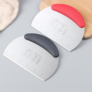 Thép Không Gỉ Dough <span class=keywords><strong>Scraper</strong></span> Pastry Chopper Và <span class=keywords><strong>Silicone</strong></span> Bát <span class=keywords><strong>Scraper</strong></span> - Product Image 5