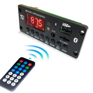 Placa decodificadora de MP3 inalámbrica 5,3 de 12V, módulo de reproductor de MP3 de plástico con USB, TF, FM, llamada de Radio, soporte FLAC para coches, Kit de coche - Product Image 1
