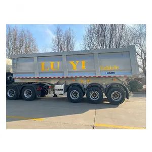 Heavy duty africa design 3 axle 35cbm tipper truck trailer dump trailer