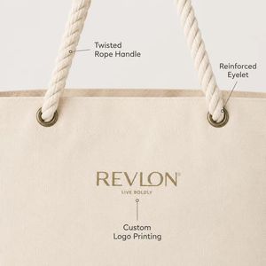 High Quality <b>Thick</b> Canvas Shopping Tote Bag Custom Two-tone Print Foldable Reusable Supermarket Grocery <b>Rope</b> Handle Bag - Product Image 5