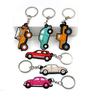 Chất lượng cao tùy chỉnh thư mềm cao su Keyring làm cho cao su <span class=keywords><strong>Keychain</strong></span> với chuỗi - Product Image 1