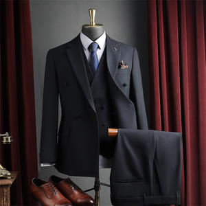 Completo da <span class=keywords><strong>Uomo</strong></span> di Alta Gamma, Elegante e Lussuoso, per Sposo, Testimone, <span class=keywords><strong>Abito</strong></span> da Matrimonio, con Perline, Doppiopetto, Casual - Product Image 1