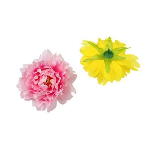 Fleurs de pivoine artificielles 12 cm, têtes de fleurs en soie, décoration de mariage, décoration de la maison, matériaux de bricolage - Product Image 5