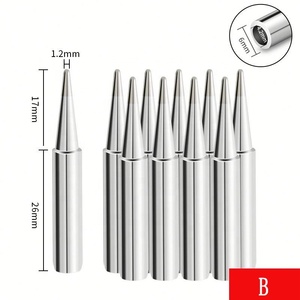 Punta de soldador de hierro cromado para piezas internas calientes 900M-SK-I, punta de soldador en forma de herradura 936 de uso general - Product Image 5