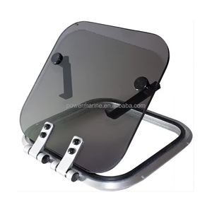 Accessoires de bateau de yacht de haute qualité <span class=keywords><strong>porte</strong></span> de bateau hublots en aluminium fenêtre marine rectangulaire - Product Image 1