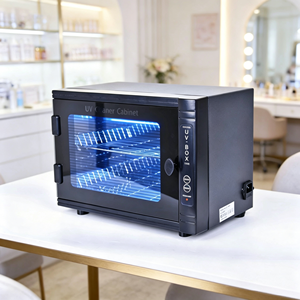 Portable Plastic <b>Nail</b> Disinfection Cabinet High-Temperature LED Display Sterilizer for Manicure Tools for Beauty Salons - Product Image 3