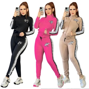 Conjunto de Pantalones Cortos de 2 Piezas con Estampado 3D para Mujer, Ropa de Lujo, Venta Caliente 2025, Informal, Manga Corta, Cierre de Cremallera, 100% Algodón - Product Image 1