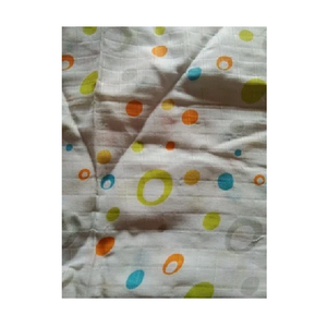 Tissu tissé léger et doux en coton biologique 100 % pour robes de bébé, respirant, anti-bouloches, écologique pour filles et garçons - Product Image 1