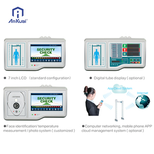 18 khu vực độ nhạy cao vòm đi bộ qua máy dò kim loại Cổng An Ninh cơ thể <span class=keywords><strong>Scanner</strong></span> cho sân bay nhà máy tổ chức sự kiện Checkpoint giá - Product Image 4