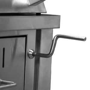 Barbecue au charbon de bois haut de gamme pour extérieur, en acier inoxydable 304 robuste, 2 portes, OEM, pour jardin WF-WBQC - Product Image 2