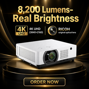 Projecteur laser <span class=keywords><strong>4K</strong></span> 8200 lumens 3LCD <span class=keywords><strong>Ultra</strong></span> <span class=keywords><strong>HD</strong></span> haute luminosité pour grande salle de conférence, musée, exposition - Product Image 2