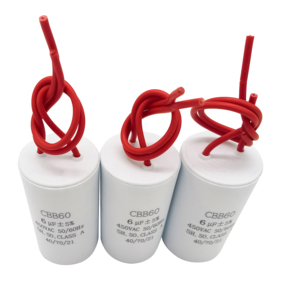 Condensateurs à film <span class=keywords><strong>CBB60</strong></span> Condensateurs de fonctionnement <span class=keywords><strong>6uf</strong></span> pour pompe à eau, moteur d'obturation - Product Image 3